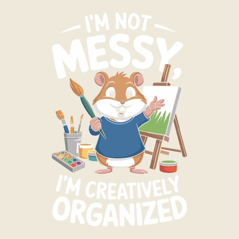 I'm not chaotic, artist, painter, creative