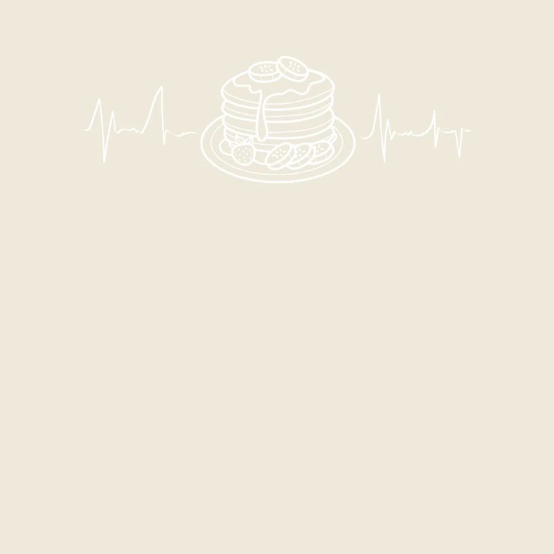 Pancakes Heartbeat Breakfast Love