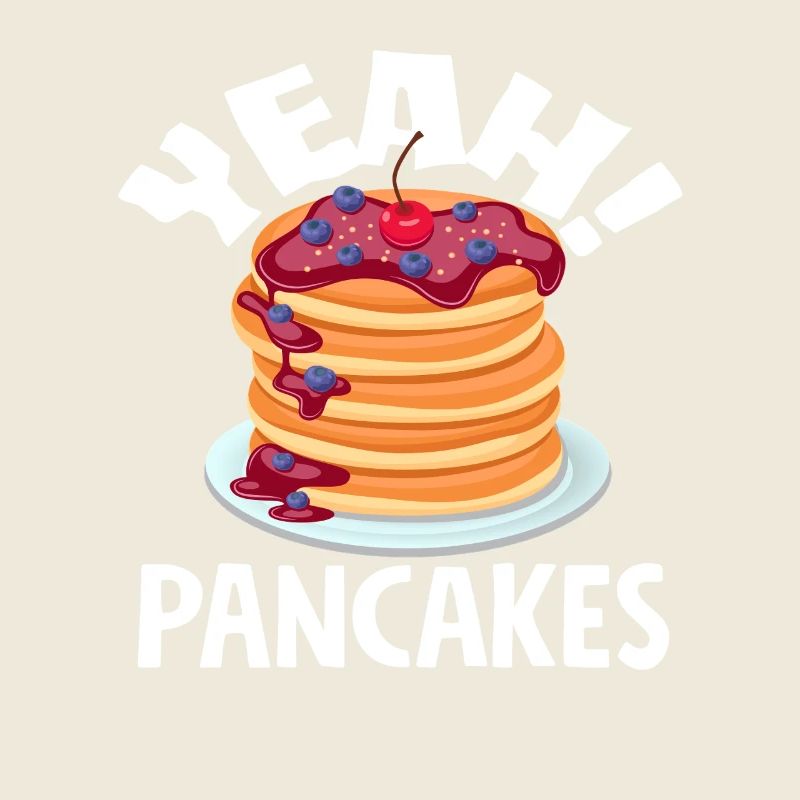 Pancakes Yeah! Mit Kirschen Und Blaubeeren
