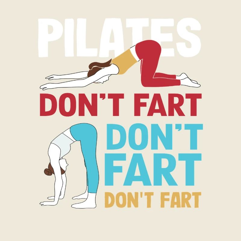 Pilates Nicht Pupsen Humorvolle Übung