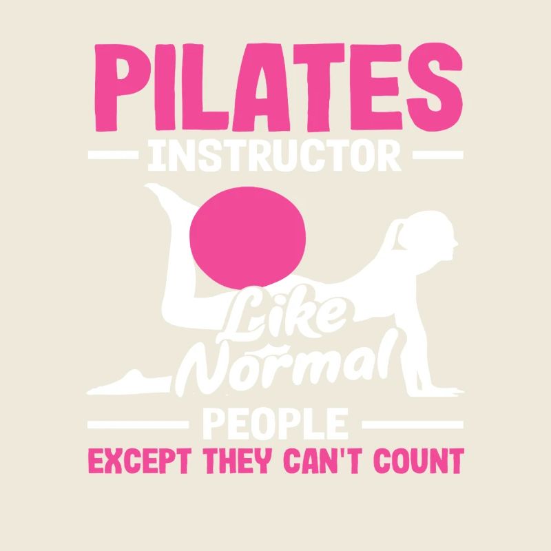 Instructeur de Pilates, dicton amusant