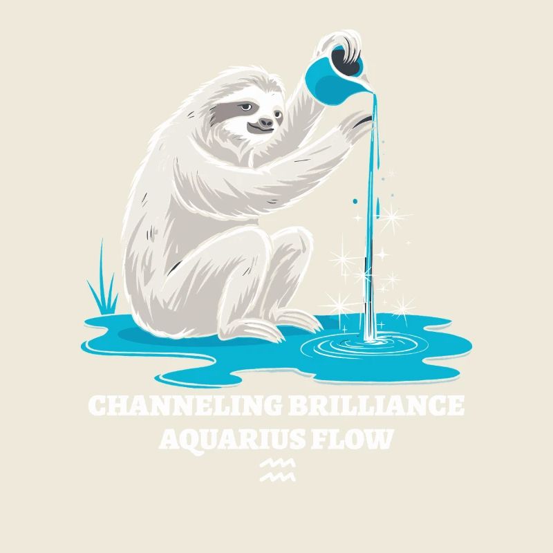 Aquarius Zodiac Sign Sloth Channeling