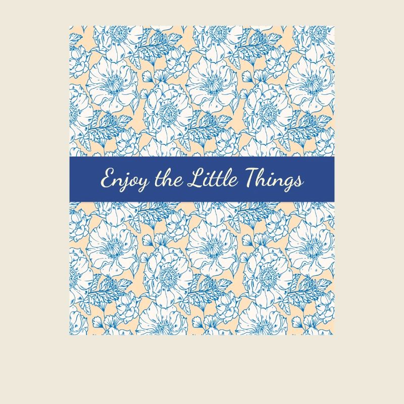 Profitez des petites choses avec des motifs floraux
