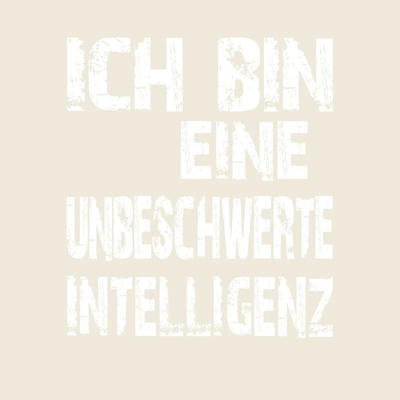 KI Spruch Ich bin eine unbeschwerte Intelligenz