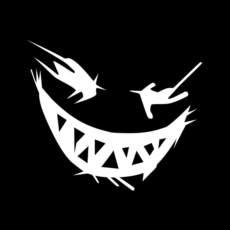 Halloween face to fear - cool style