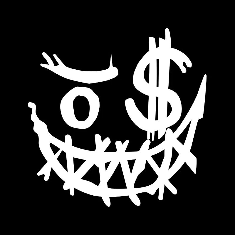 Halloween face to fear - cool style