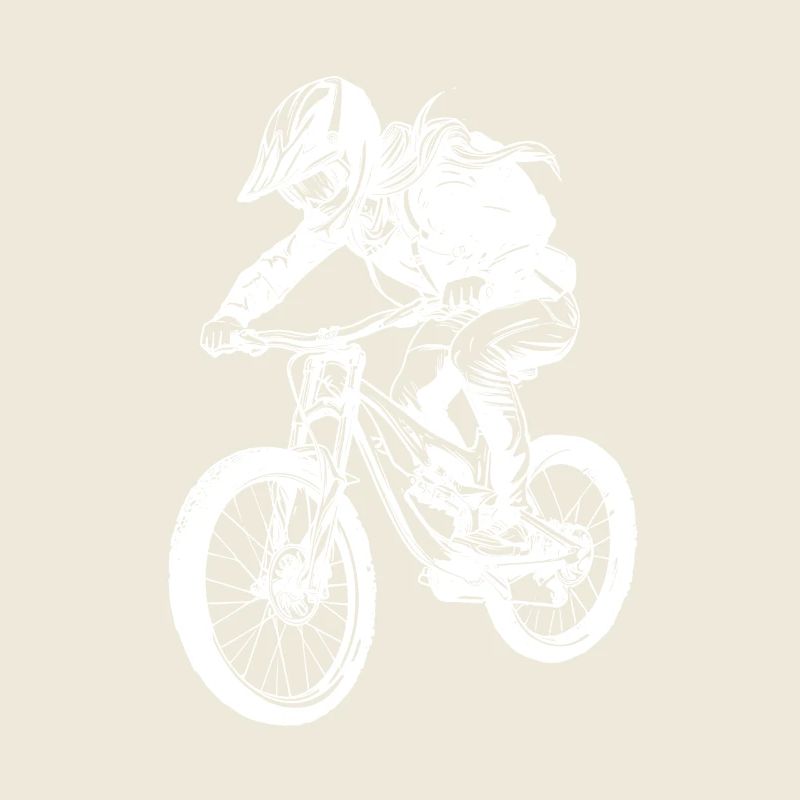 Mountain Biker Mädchen