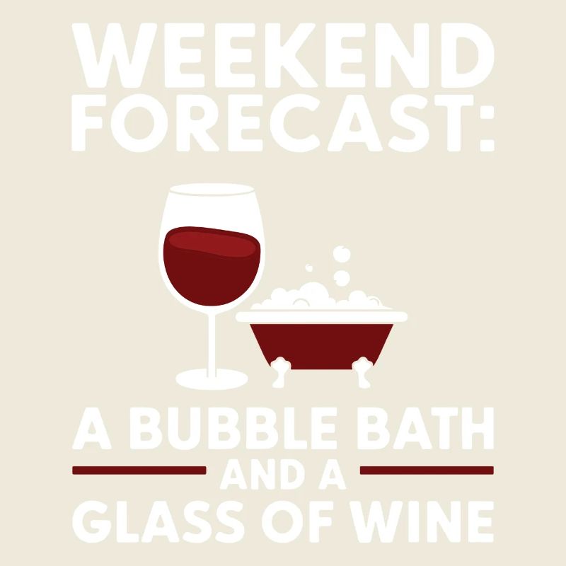 Wochenendvorhersage: Ein Schaumbad und ein Glas Wein