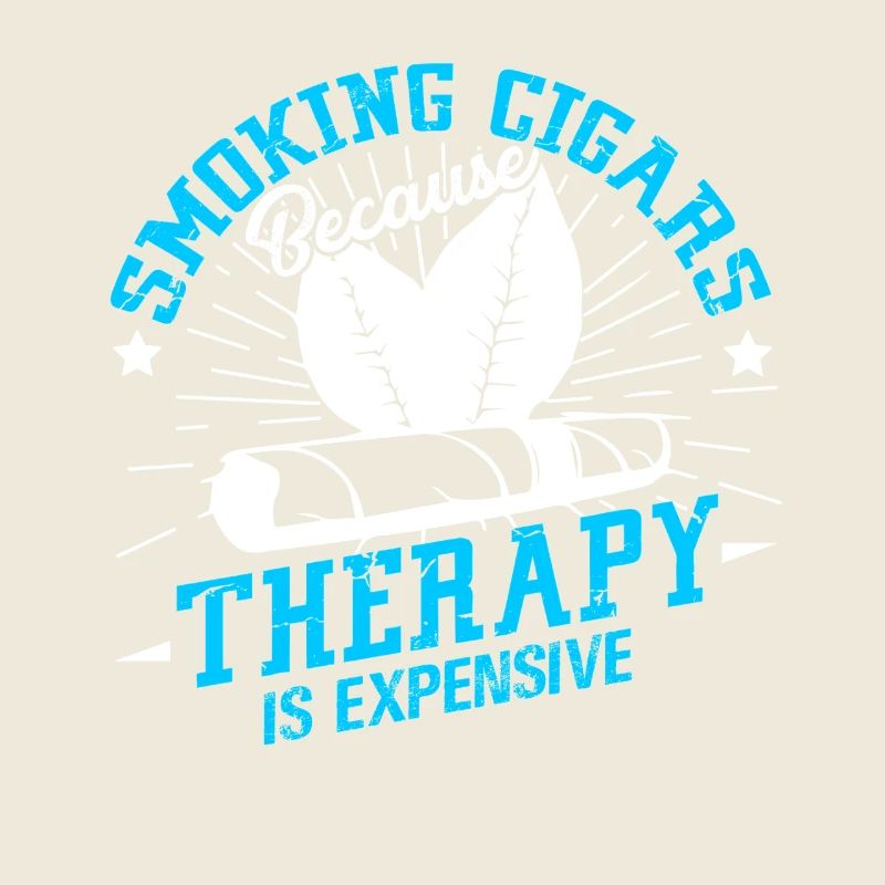 Cigar Smoking Because Therapy Is Expensive