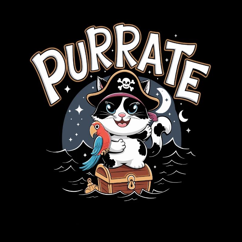 Purrate Cat : le chat pirate aventureux