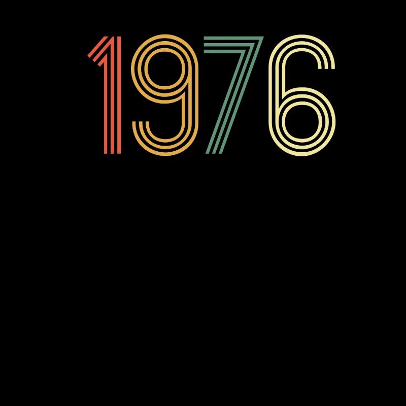 1976 Jahrgang Geburtstag Geschenk Retro