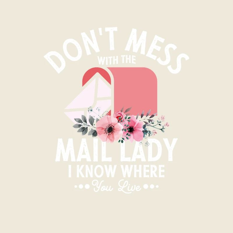 Ne plaisantez pas avec le courrier Postal Lady Postal