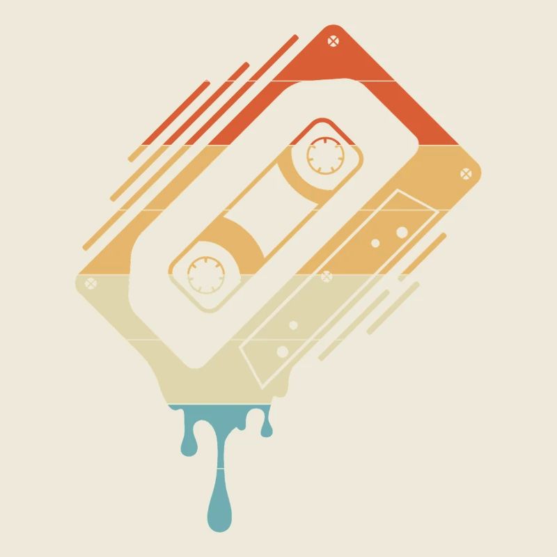 Dripping Cassette Tape