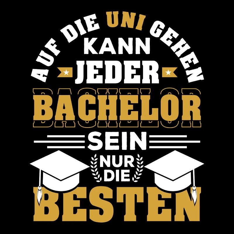 Bachelor Abschluss geschafft Uni Student Geschenk