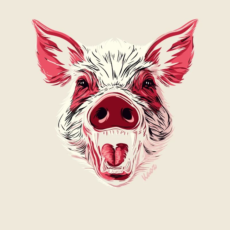 Wildes Haus-Schwein