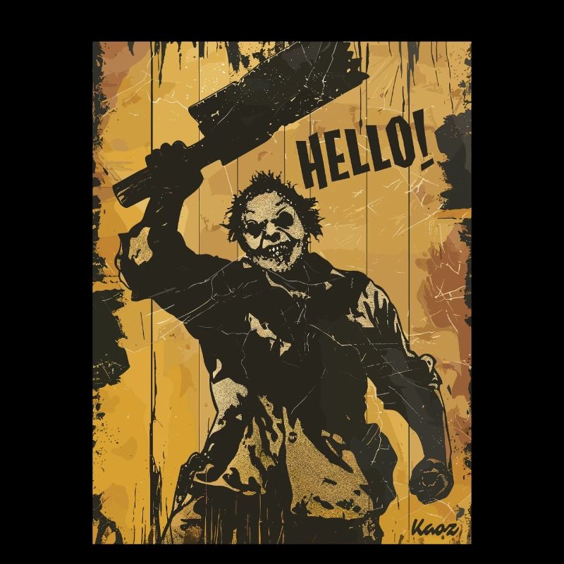 Horror Slasher sagt Hallo