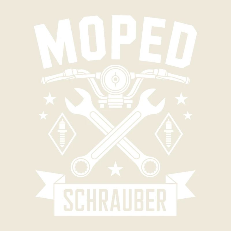 Moped Mechanic Moped Driver