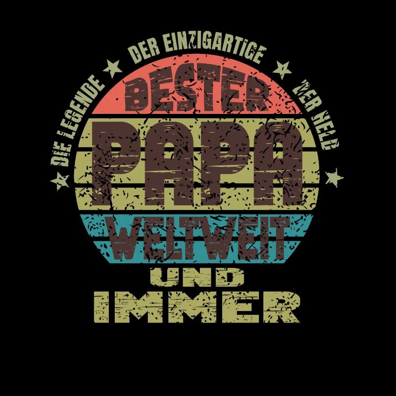 Bester Papa Weltweit Vatertag Geschenk