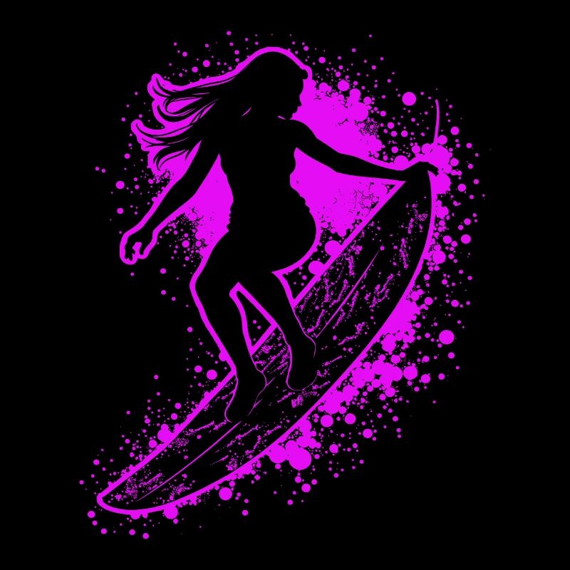 Surfeur élégant Surfer Surfer