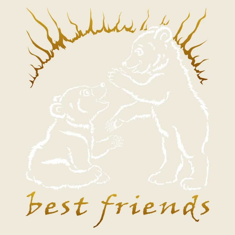 Zwei Bären - beste Freunde