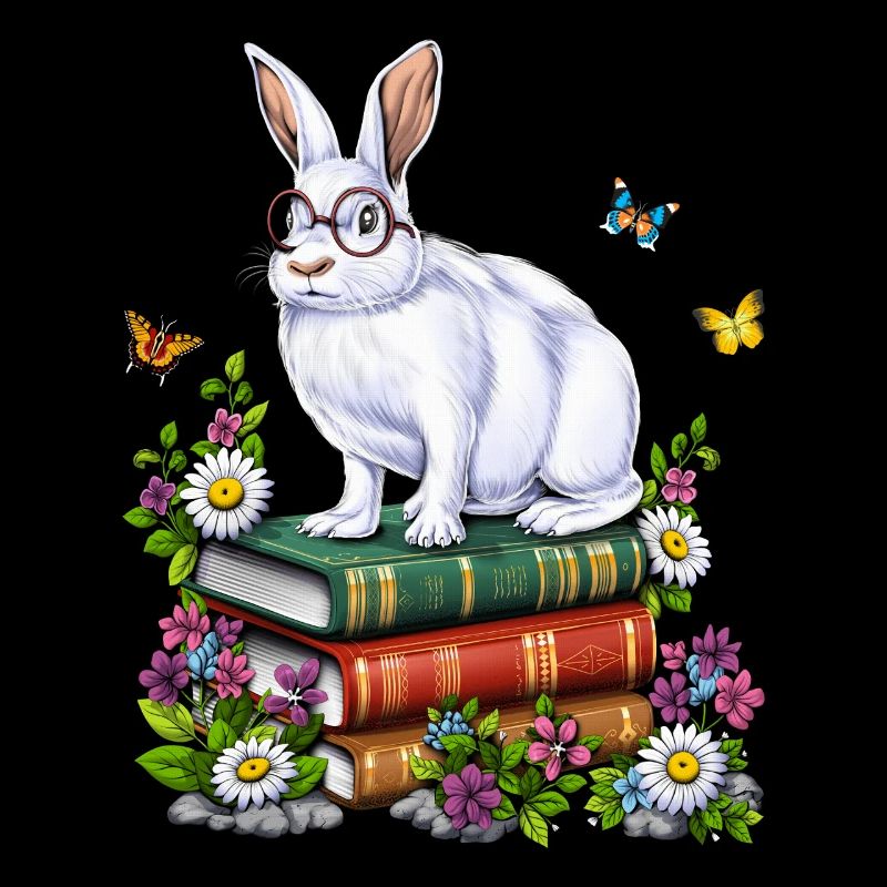 Cottagecore Rabbit Bücher