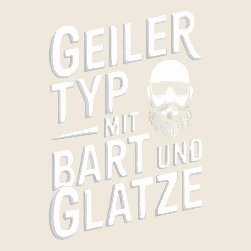 guy with beard & bald head beard wearer