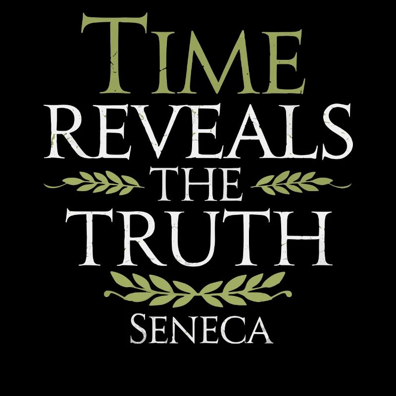 Seneca | Time Reveals the Truth – Stoic Quote