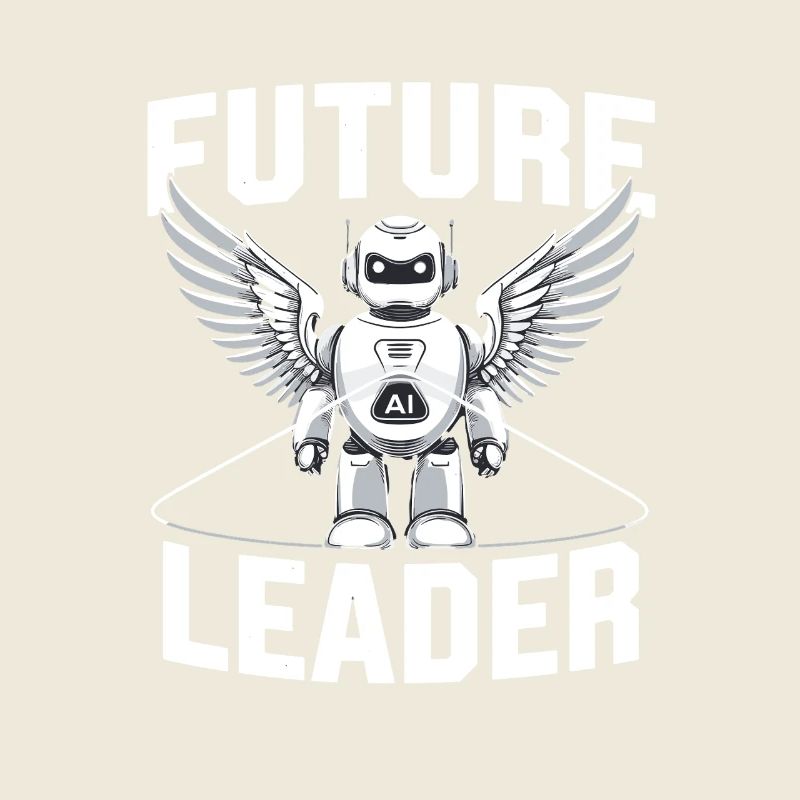 Future Leader AI Robot with Wings