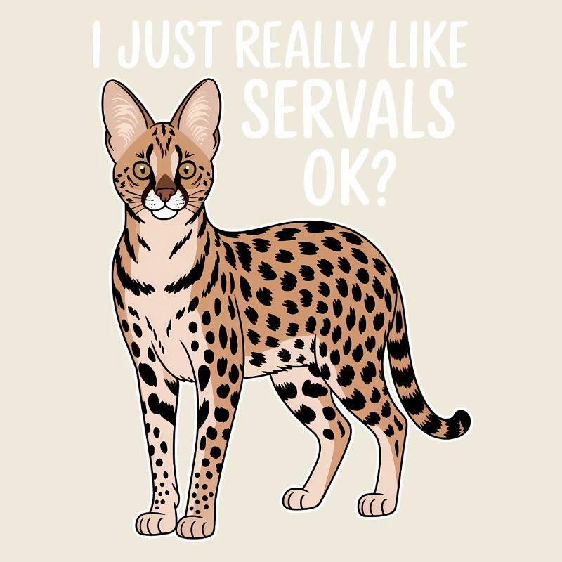 Savannah Katze Spruch Witz Savannah Katze Geschenk