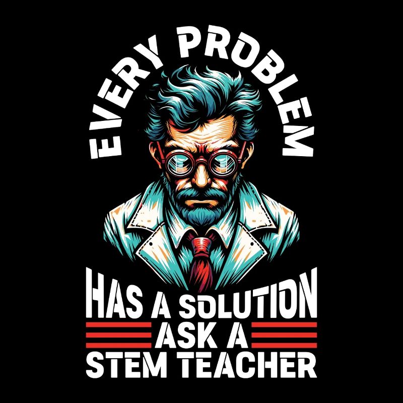 Enseignant STEM Chaque problème a une solution Éducateur