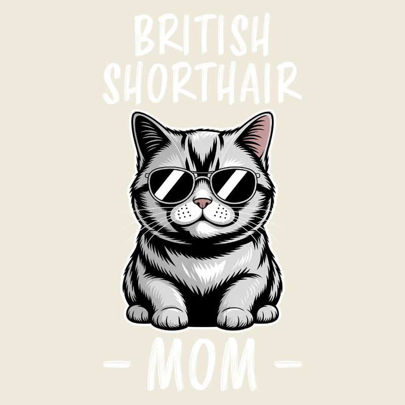 British Shorthair Dire Drôle de Chats Cadeau