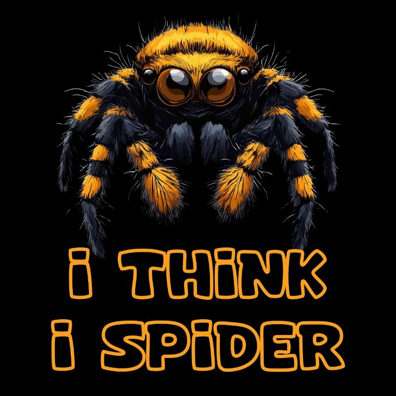 Funny I Think I Spider Spider Denglish Humor