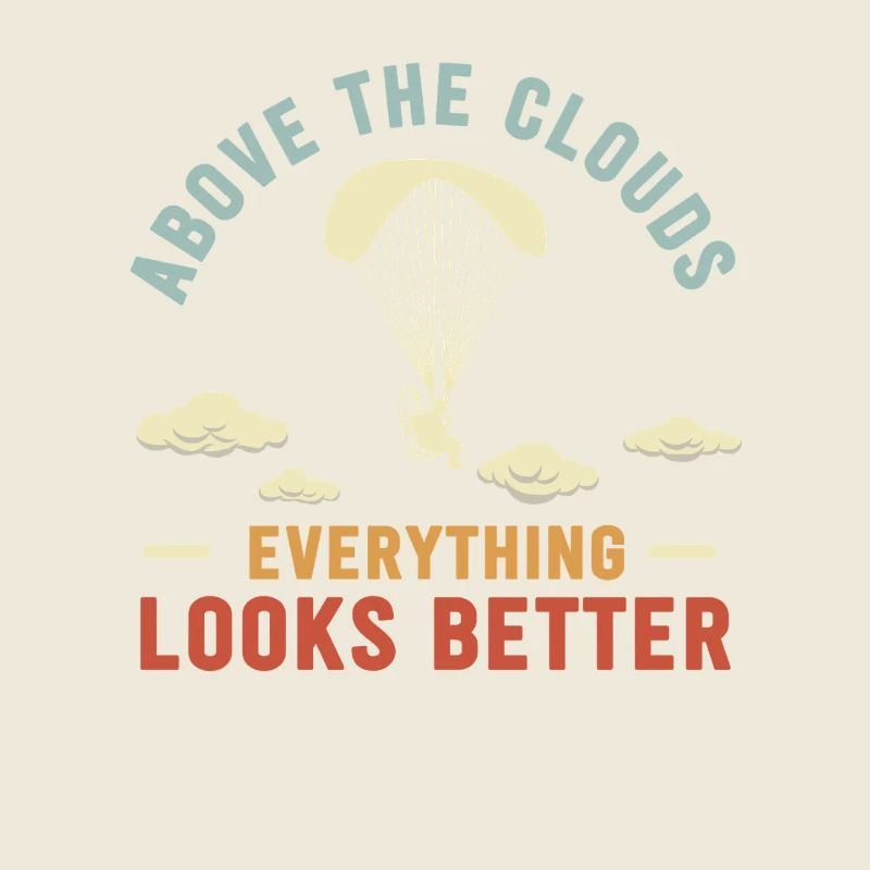 Über den Wolken Paramotor-Enthusiast