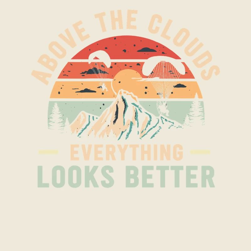 Über den Wolken Paramotor-Enthusiast