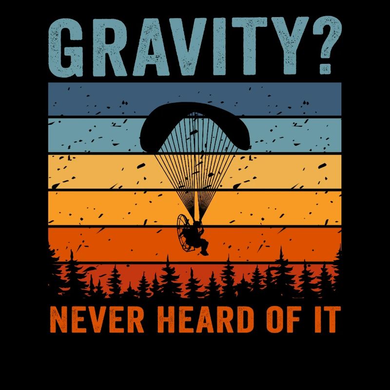 Lustiges Paramotor Gravitations-Meme