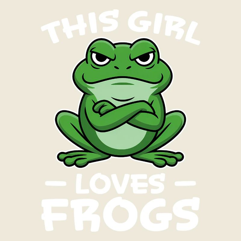 Frosch Spruch Mädchen Lustiges Frösche Geschenk
