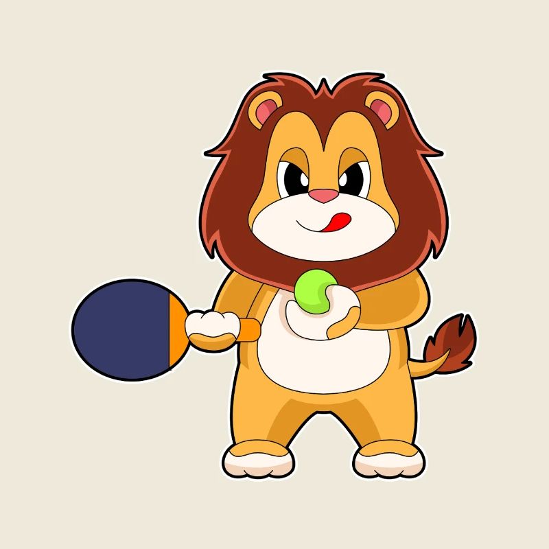 Lion Tennis de table Raquette de tennis de table