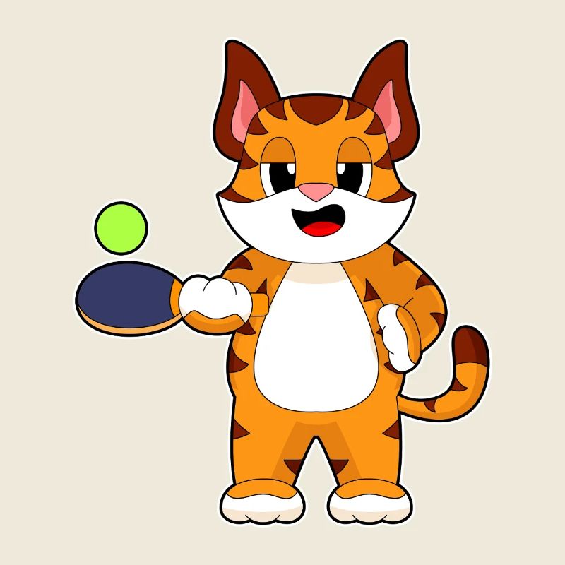 Tiger Tennis de table Raquette de tennis de table