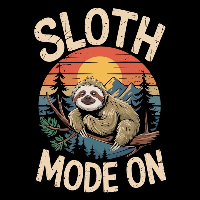 Sloth Mode on T-Shirt