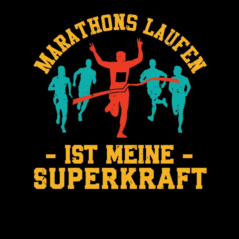 Läufer MARATHONS LÄUFER IST MEINE SUPERKRAFT