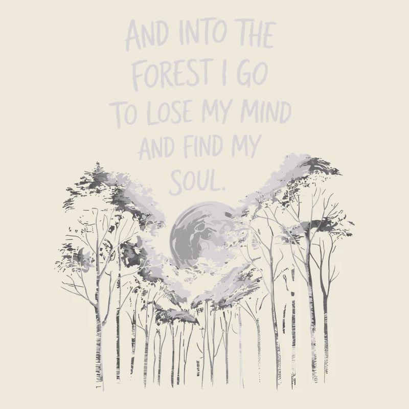 Dans la forêt où je vais pour perdre la tête Trouver mon âme