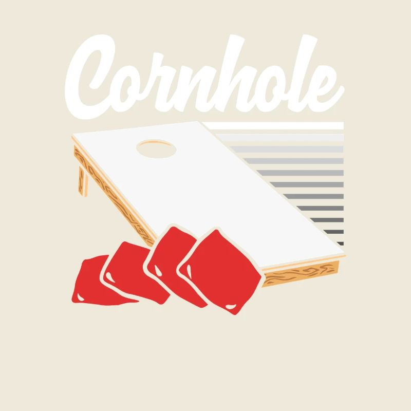 Cornhole Spieler Stilvolles Cornhole Design
