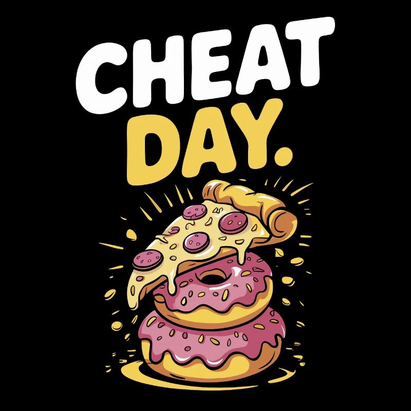 Cheat Day Fitness Genuss Pause Training Workout