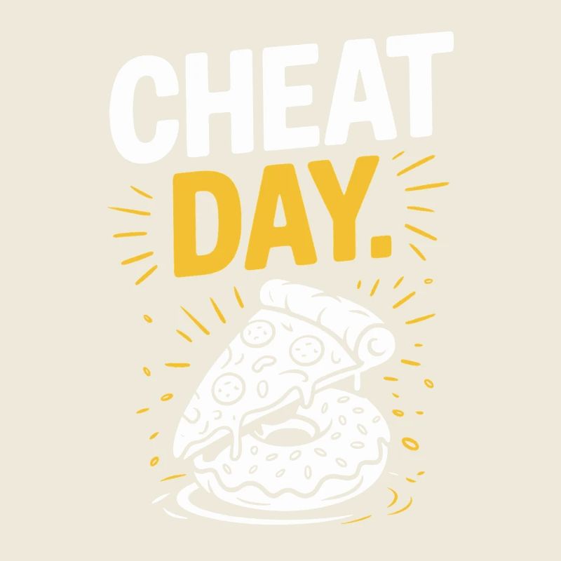 Cheat Day Fitness Genuss Pause Training Workout