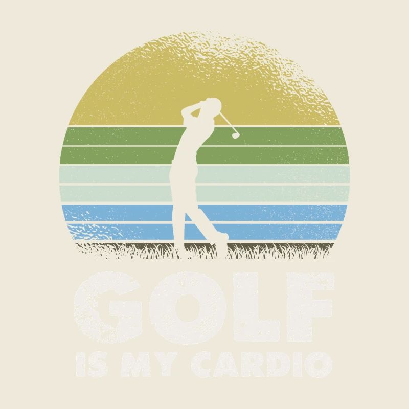 Golf Ist Mein Cardio Retro Design