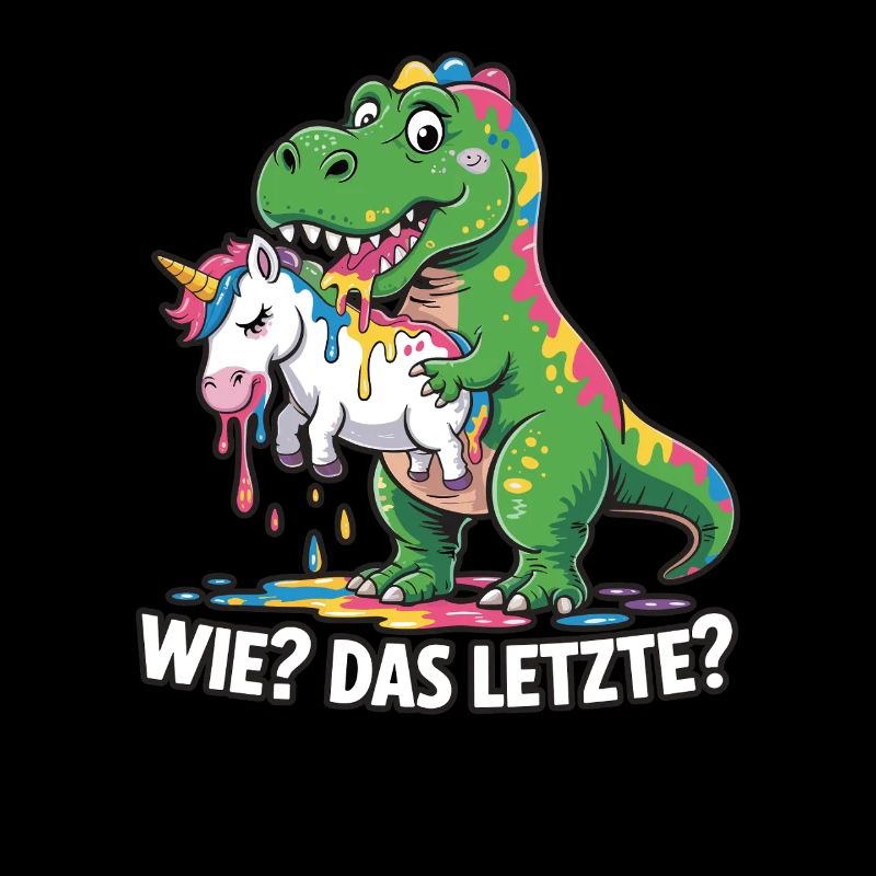 Wie? Das Letzte? T-rex mit Einhorndesing