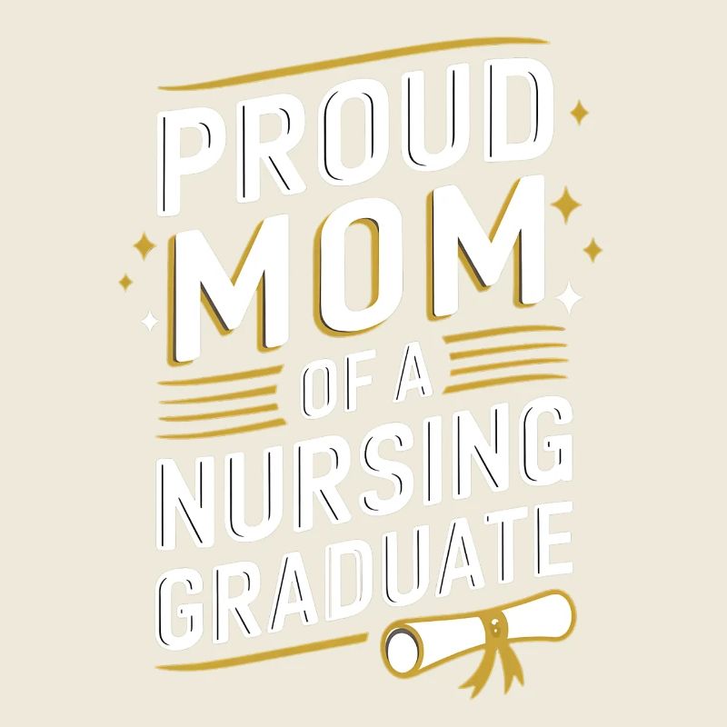 Fière maman diplômée en soins infirmiers