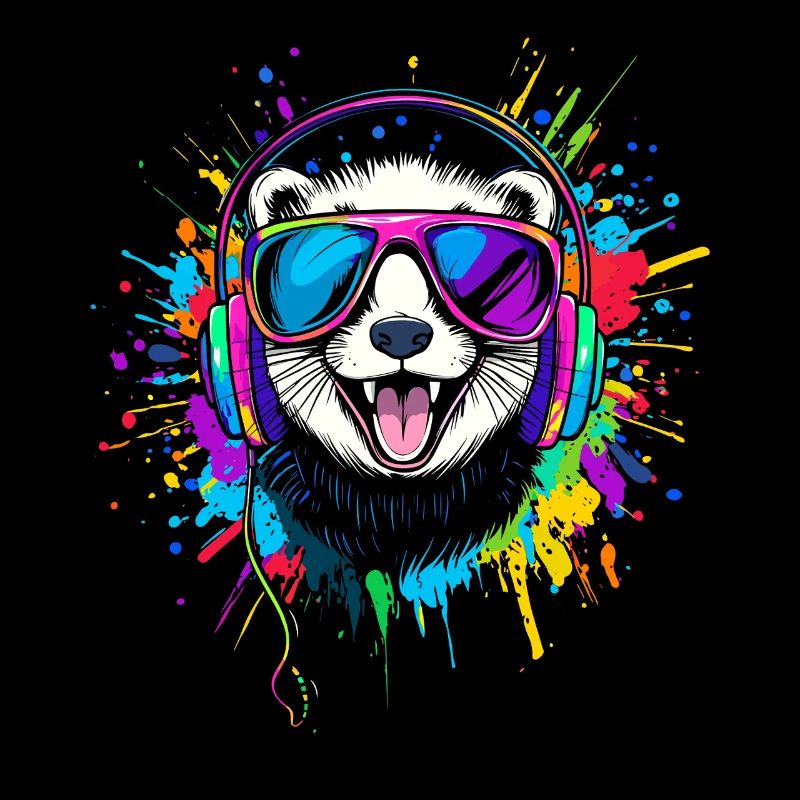 Ferret Ferret Polecat Marten Weasel Cute Ferret