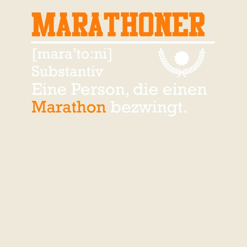Läufer MARATHONI Laufen Lustiges Marathon
