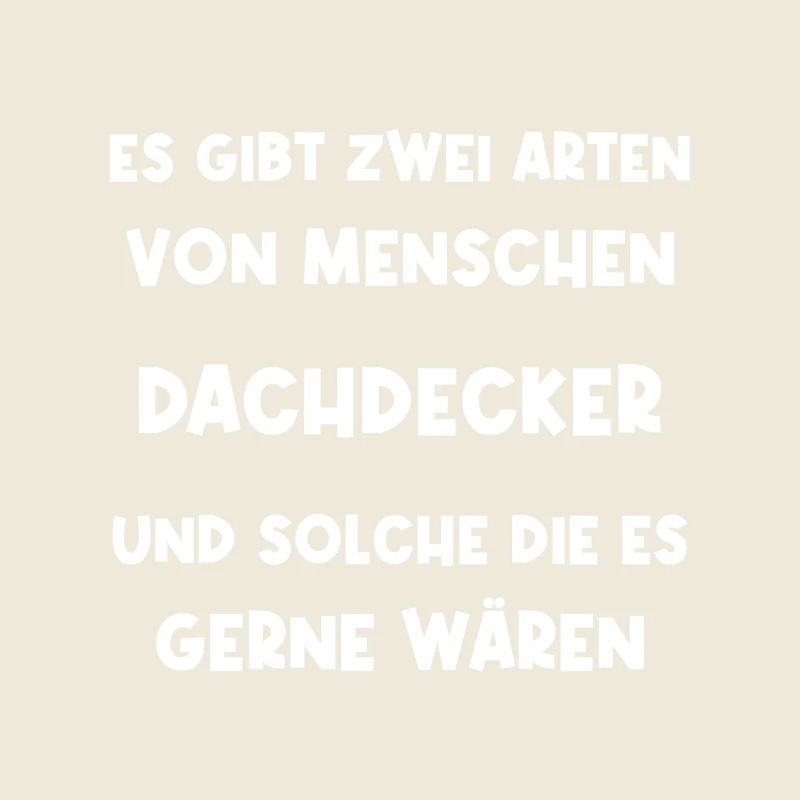 Dachdecker Lustig Handwerker